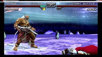 Tekken 5 Dark Resurrection - Jinpachi Human Story Mode - PPSSPP PSP Emulator