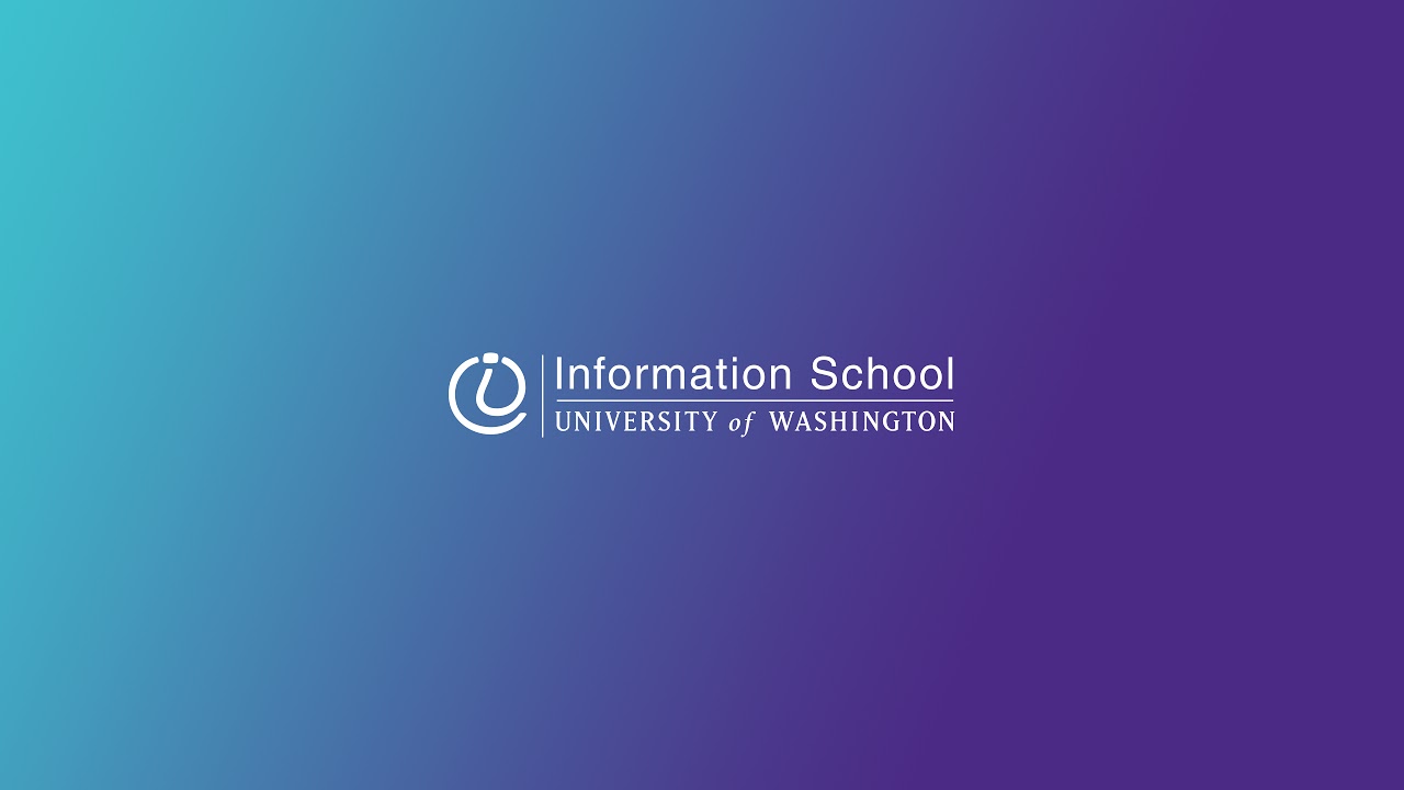 UW ISchool Live Stream YouTube