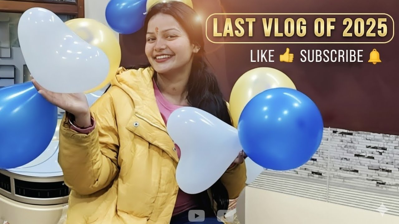 Aaj Ki Mene New Year ki Decoration🎉 