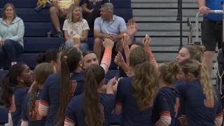 Powers Catholic defeats Birch Run in volleyball
