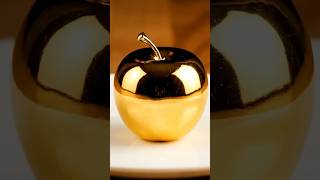 Cutting Glass | Gold Apple | AI ASMR🍏