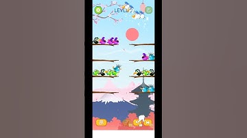 Bird Sort Puzzle: Color Sort level-9#shorts #gameplay