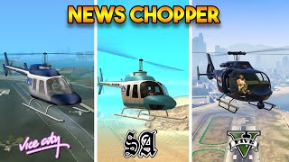 EVERY NEWS CHOPPER FROM ALL GTA GAMES
