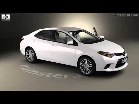 Toyota Corolla Le Eco Us With Hq Interior 2013 3d Model By Humster3d Com