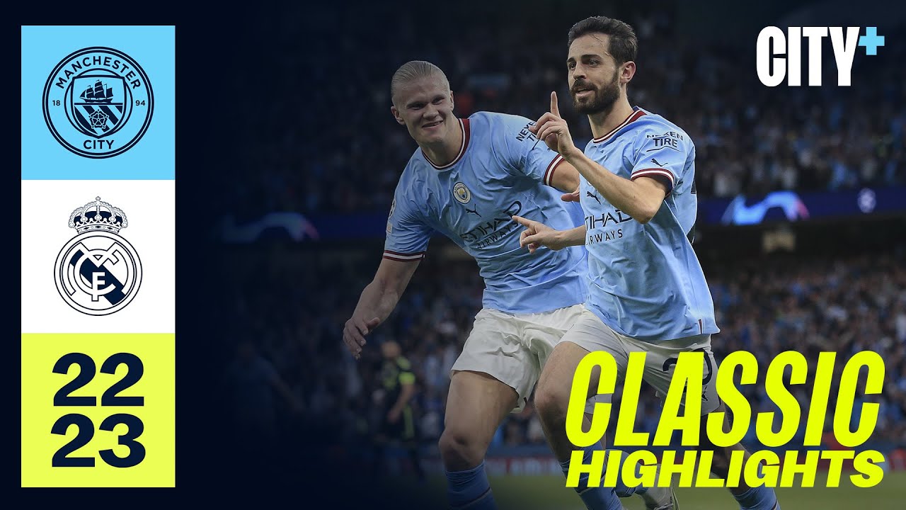 BERNARDO SENDS CITY THROUGH TO FINAL! | City 4-0 Real Madrid | Classic Highlights