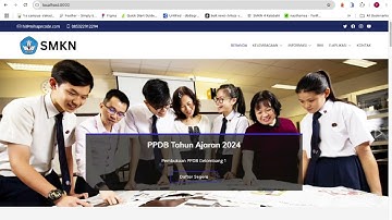 Modul Jurusan dan Konsentrasi (Portal Admin) - Aplikasi Web SIAKAD SMK Portal MihapeSchool