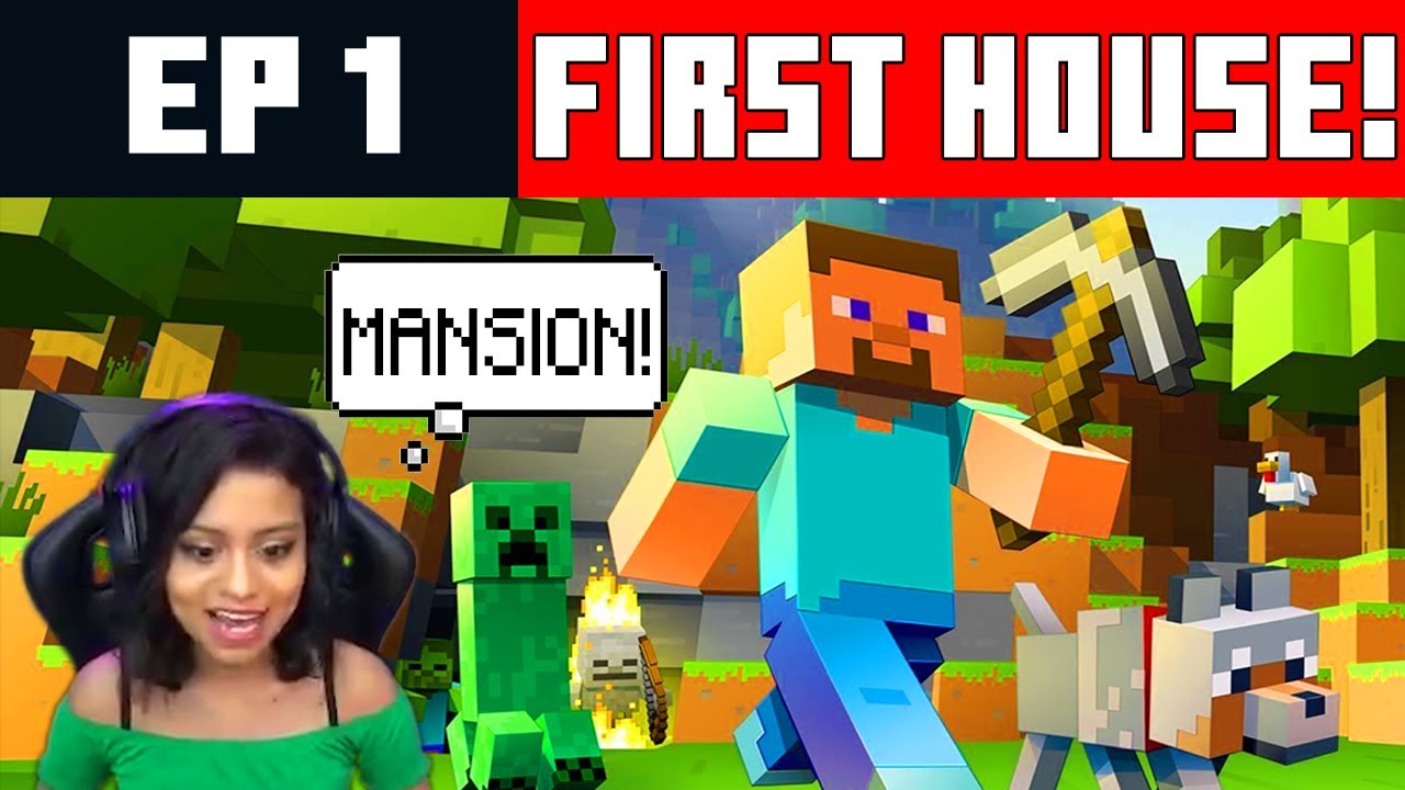 New player building a DREAM HOUSE IN MINECRAFT on Little Community SMP