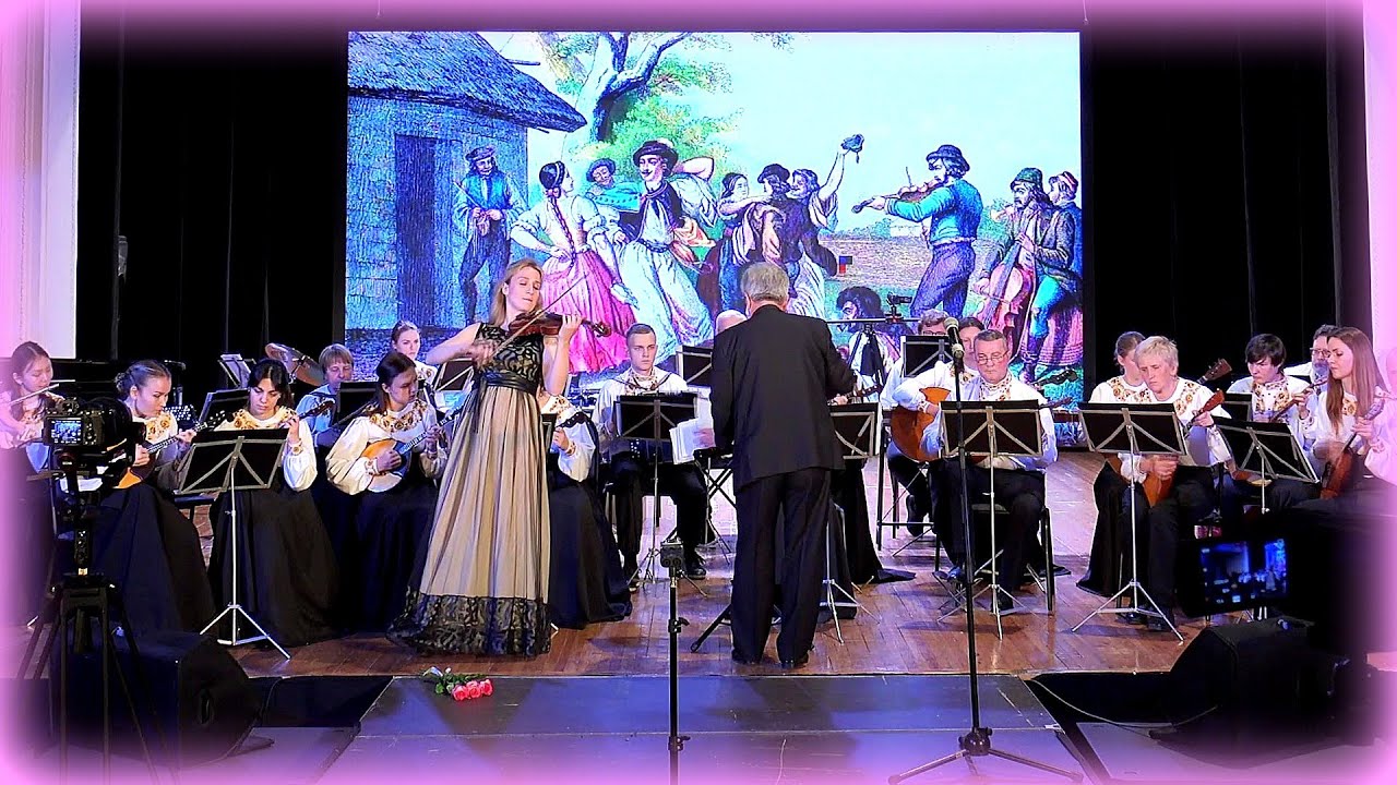 ВИРТУОЗНОЕ ИСПОЛНЕНИЕ! В. Монти. ЧАРДАШ. Вера Салей и Ансамбль русских ...