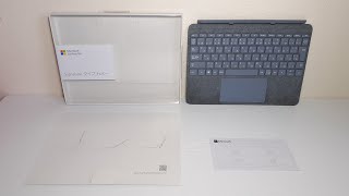 Microsoft：KCS-00123 「マイクロソフト Surface Go Signature タイプ カバー アイスブルー KCS-00123」#KSA3742