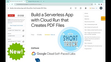 Build a Serverless App with Cloud Run that Creates PDF Files #qwiklabs #GSP644 [With Explanation🗣️]
