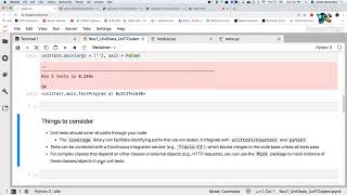 Python Unit Tests
