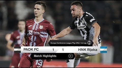 Τα στιγμιότυπα του ΠΑΟΚ-Ριέκα - PAOK TV