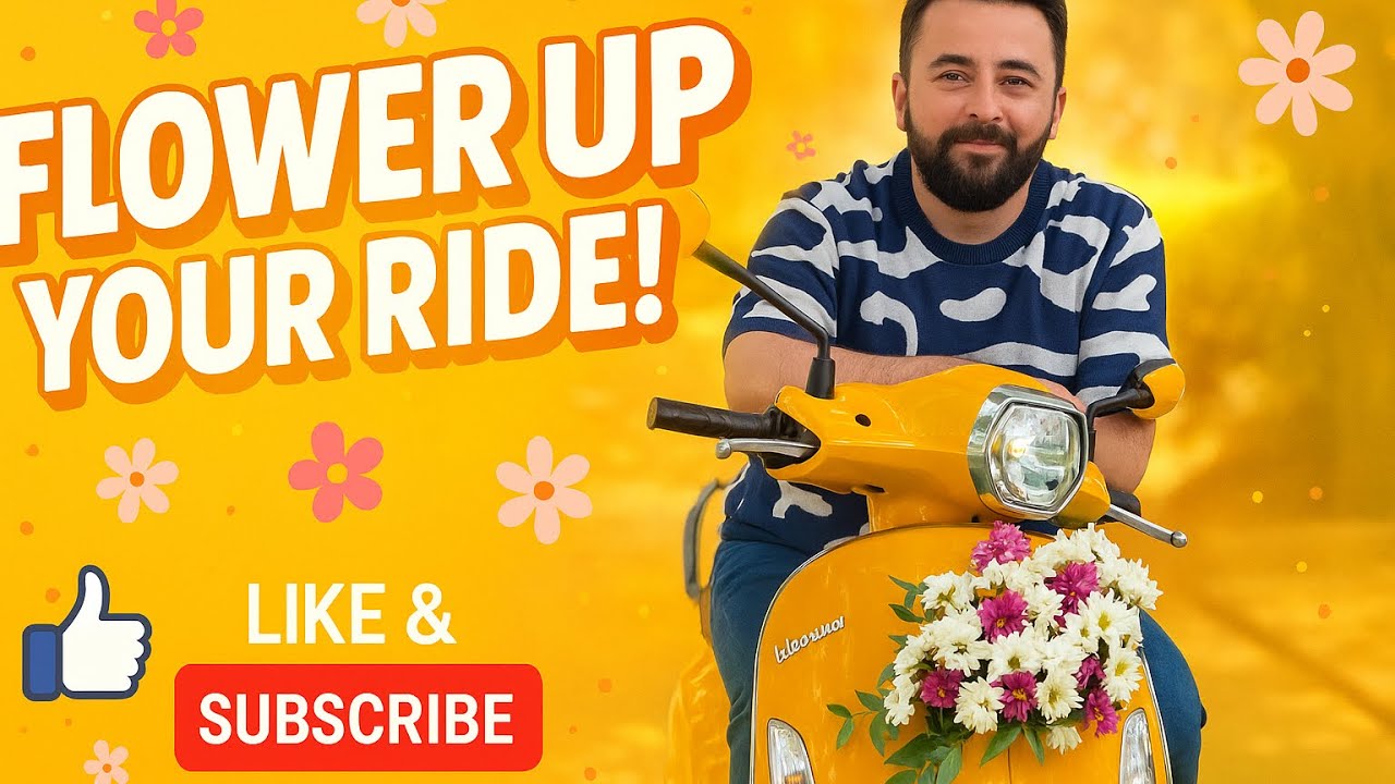   I Turned My Scooter Into a Flower Bike — People Were Shocked!