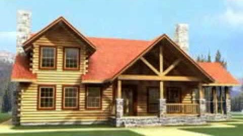 Custom Log Cabin: The Stoneridge | Appalachian Log Structures