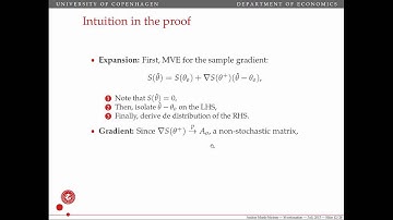 Consistency and normality of M-estimators: Part 1