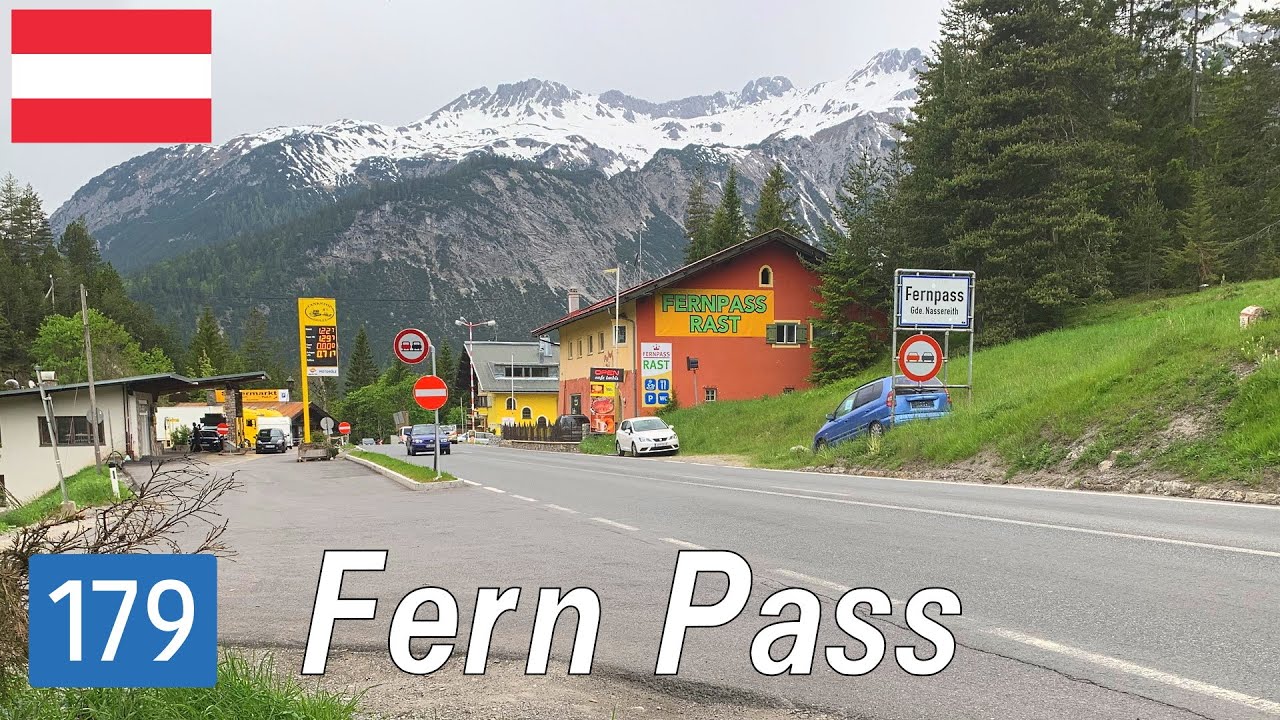 Austria: B179 across the Fern Pass (Tyrol) - YouTube