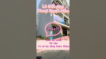 Bán đất Thoại Ngọc Hầu Quận Tân Phú . 5,8 tỷ. Khu dân cư ổn định #bandattanphu #datbantanphu