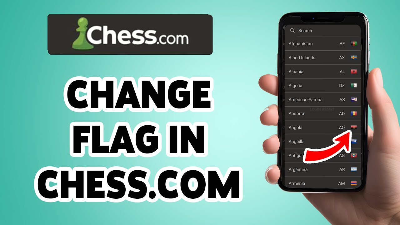 How To Change Flag In Chess.com 2025 | Chess.com Account Flag Change Guide | Chess.com Mobile App
