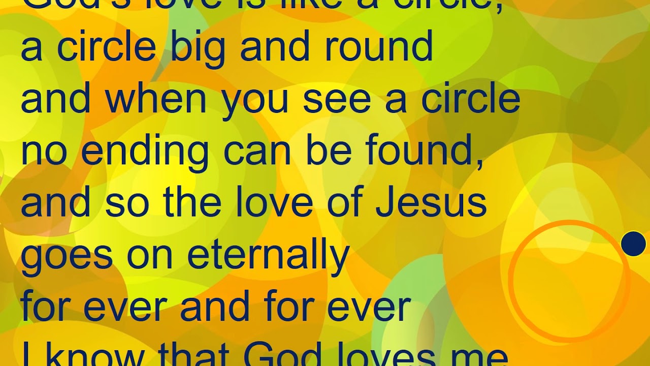 God's love is like a circle - YouTube