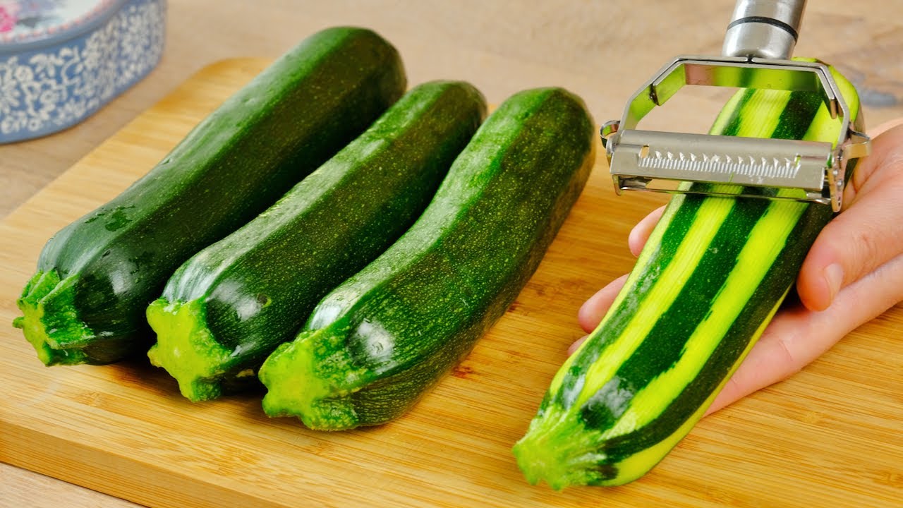 This zucchini tastes better than meat! New zucchini recipe! [Vegan ...