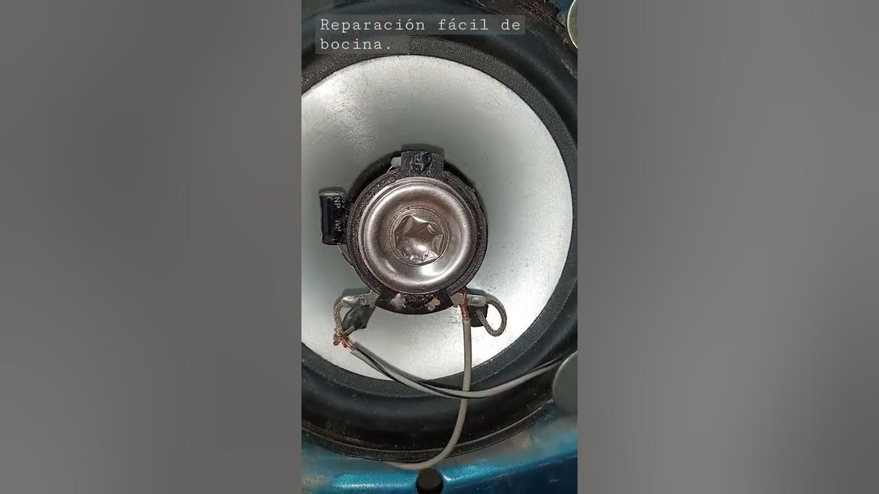 Truco para reparar tu bocina fácilmente.