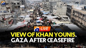 LIVE: View of Khan Younis, Gaza | Geo News English