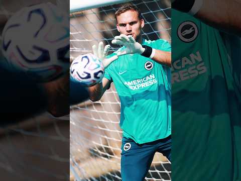 Behind the gloves! 🧤  #bhafc #PremierLeague #PL
