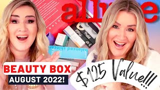 💄 ALLURE BEAUTY BOX for AUGUST 2022!! Unboxing &amp; Testing!! 💕🥰 Glow Up Twins