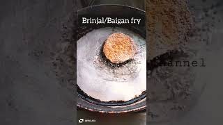 Brinjal/eggplant/baigan fry recipe crispy homemade quickcooking simplecooking foodie kitchen
