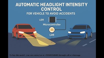 Automatic Headlight Intensity Control for Vehicle to Avoid Accidents