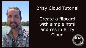 Brizy Cloud Tutorial - Make a Flip Card in Brizy Cloud