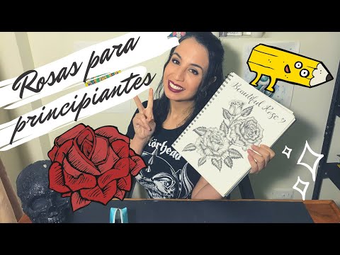 Video: Como Dibujar Una Rosa Por El L? Piz Etapa Por Etapa