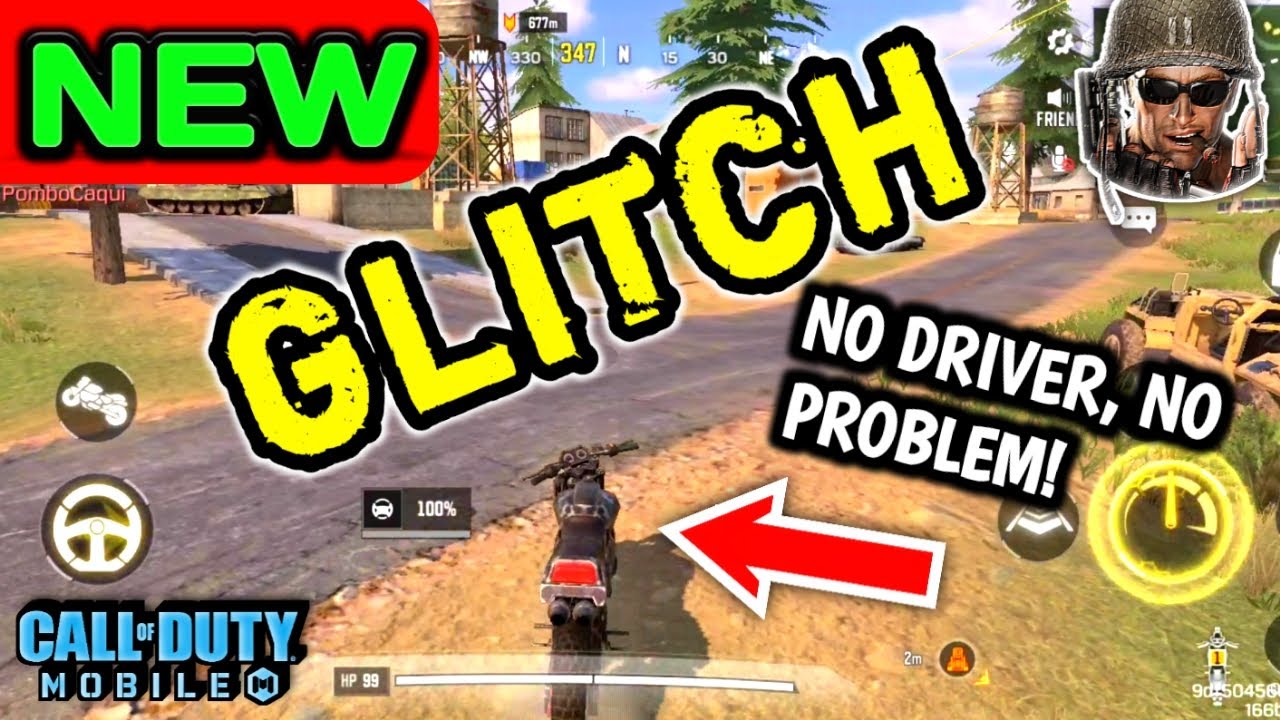 NEW GLITCH IN COD MOBILE! DRIVE VEHICLES WITH NO ONE ON IT! CALL OF DUTY BATTLE ROYALE BUG