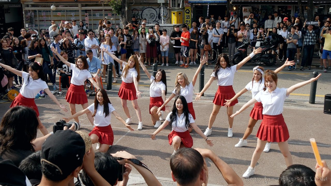 [4K] 160910 Real Girls Project(리얼걸 프로젝트) 'Ready' 커버 직캠 @ 홍대 어울림마당로 버스킹