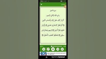 #قرآن كريم - سوره الفيل ( الشيخ ياسر الدوسري ) ( 105 )