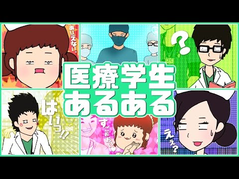 【アニメ】医療学生あるある♪ - YouTube