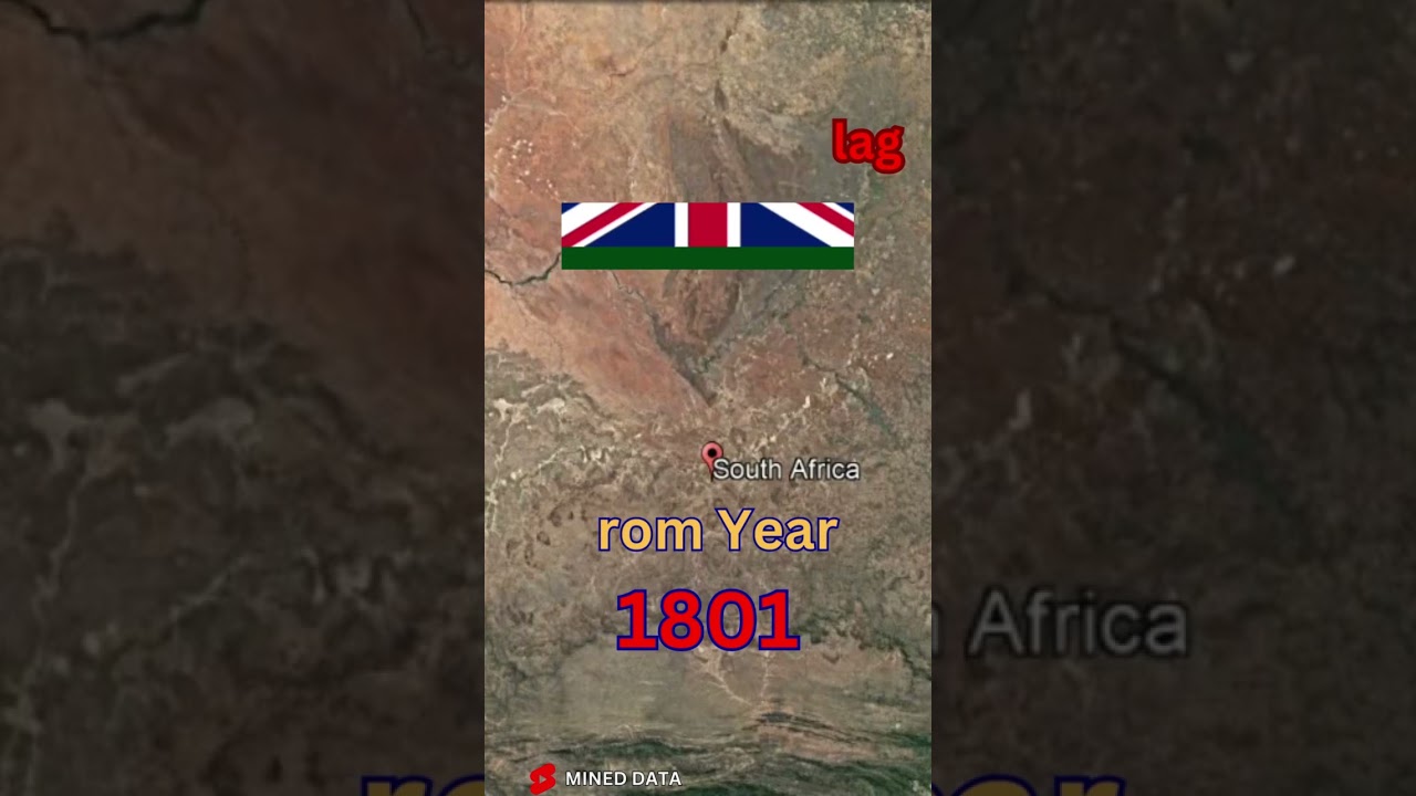 Evolution of South Africa Flag  1652 - Present   youtubeshorts  countries