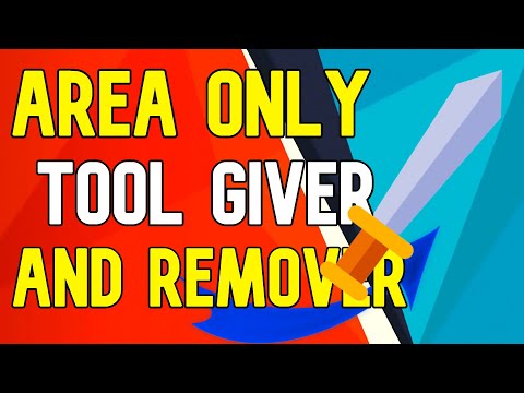How To Make Area Only Tool Giver and Remover Roblox Studio Tutorial