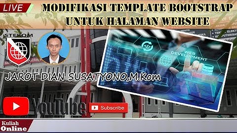 Bongkar Template Bootsrap Untuk Halaman Website Kuliah Online Kelas Karyawan