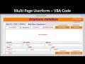 Multi Page Userform – VBA Code for the Employee Database