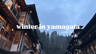 [Part 1] Winter in Yamagata - Holiday Vlog ❄️ (we went to Ginzan Onsen!!)