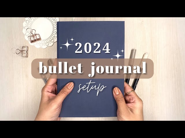 My 2024 Bullet Journal Setup✨  Simple and Effective Spreads