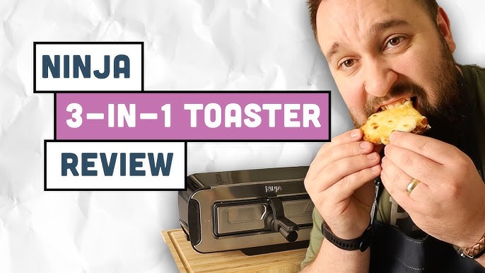 🥷 Ninja Foodi 2-in-1 Flip Toaster Oven -(ST101) GREAT👍Distressed