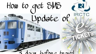How to get sms of irctc e ticket before 3days of travel screenshot 4