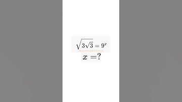 Square Root Math Problem With 3! #shorts #shortvideo #maths