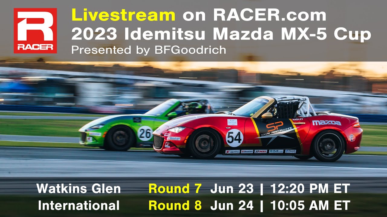 Mazda MX-5 Cup 2023 Round 8 - Watkins Glen International Livestream