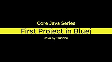 First project in Bluej