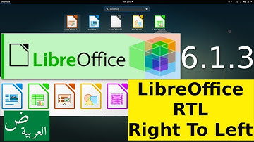 Tuto LibreOffice 6.1.3 | How to enable RTL text layout in LibreOffice 6.1.3 for Arabic