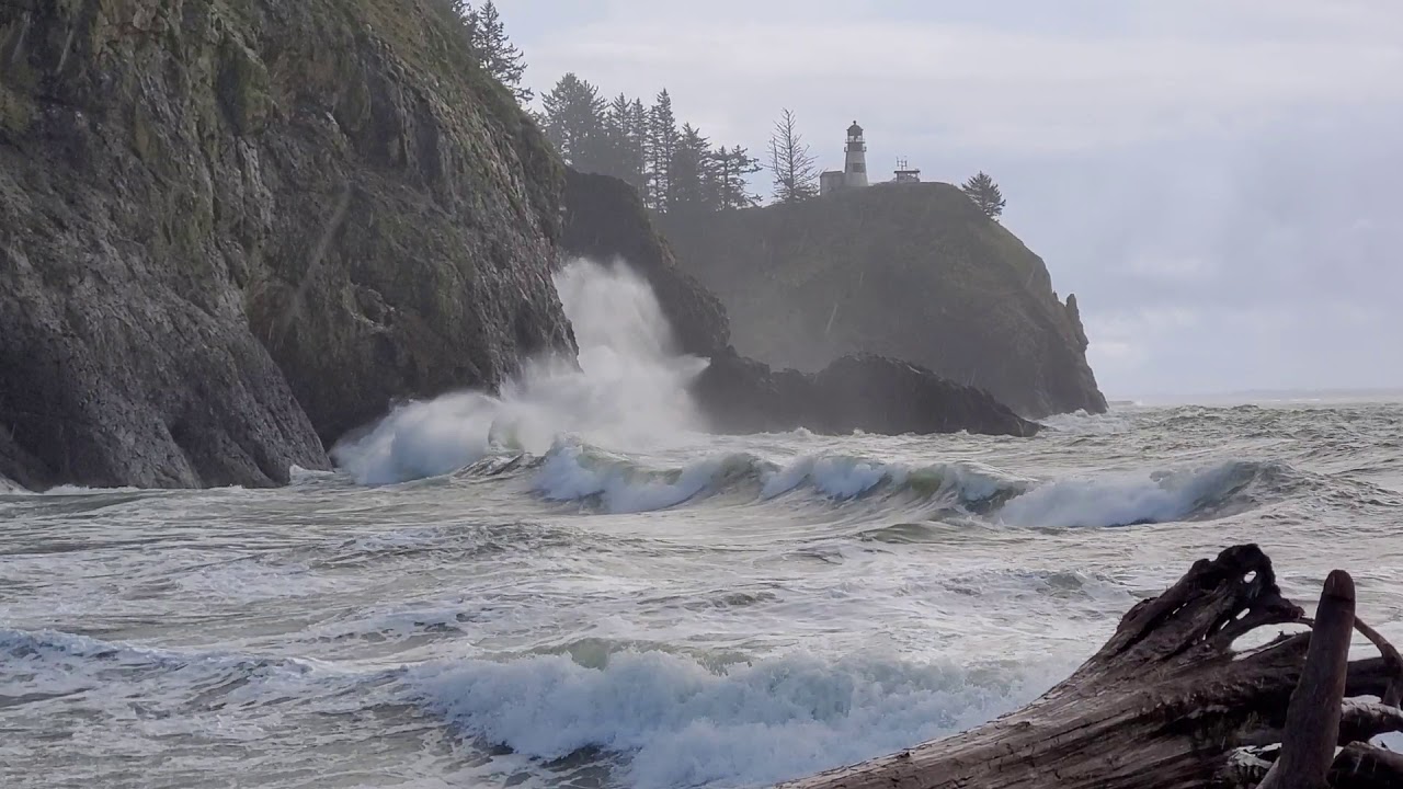 King Tides November 2020 Cape Disappointment - YouTube