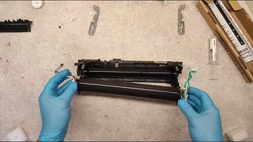 HOW TO REPLACE FUSER FILM SLEEVE AND LOWER PRESSURE ROLLER ON BROTHER MFC-L5700, MFC-L5900